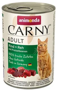 ANIMONDA Dosenfutter CARNY Adult - Rind, Wild, Preiselbeeren 400g